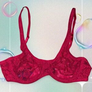 vintage y2k gilligan & o’malley unlined bra/bralette, sz 36b